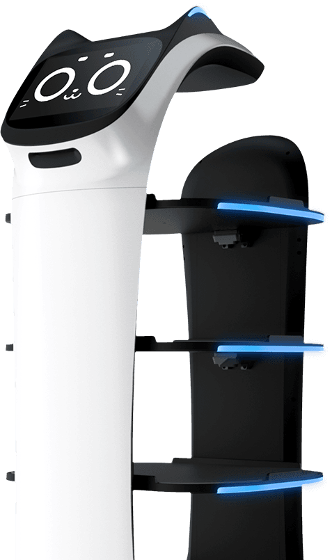 BellaBot Pro - Premium Delivery & Advertising Robot